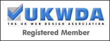 UK Web Design Association Member logo and button